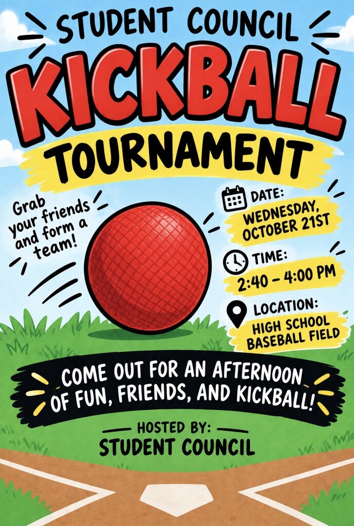 Kickball tournament flyer