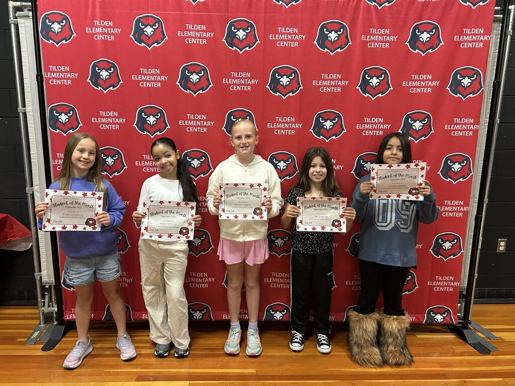 3rd Grade September Students of Character!