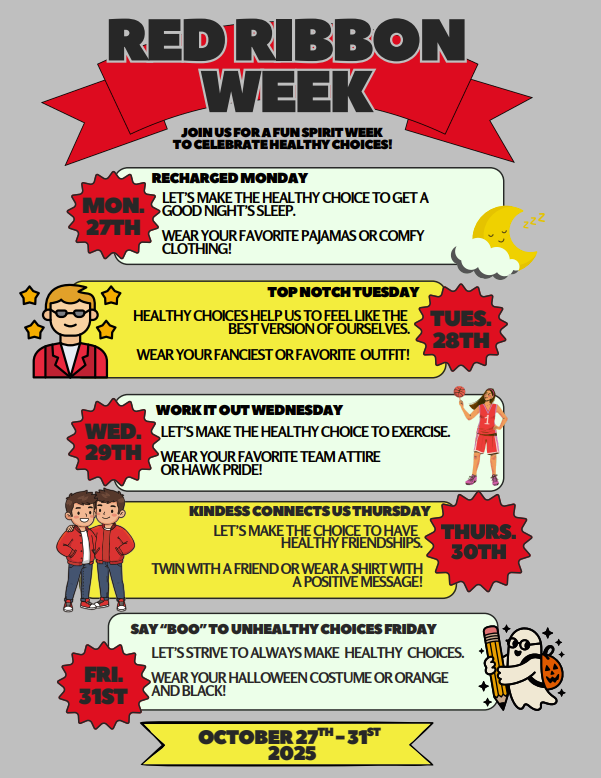 red ribbon week flyer