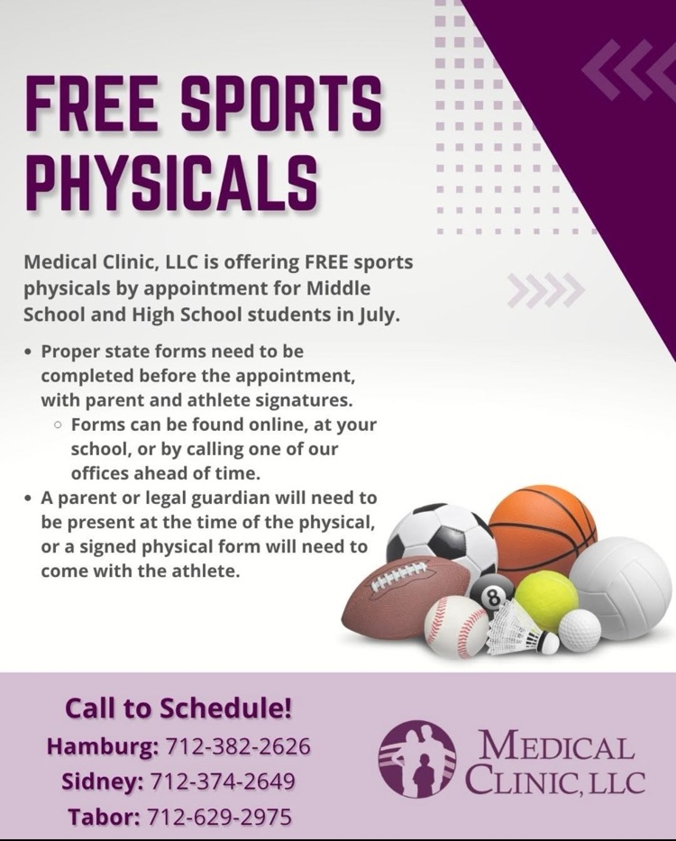 Sports Physical Flyer 