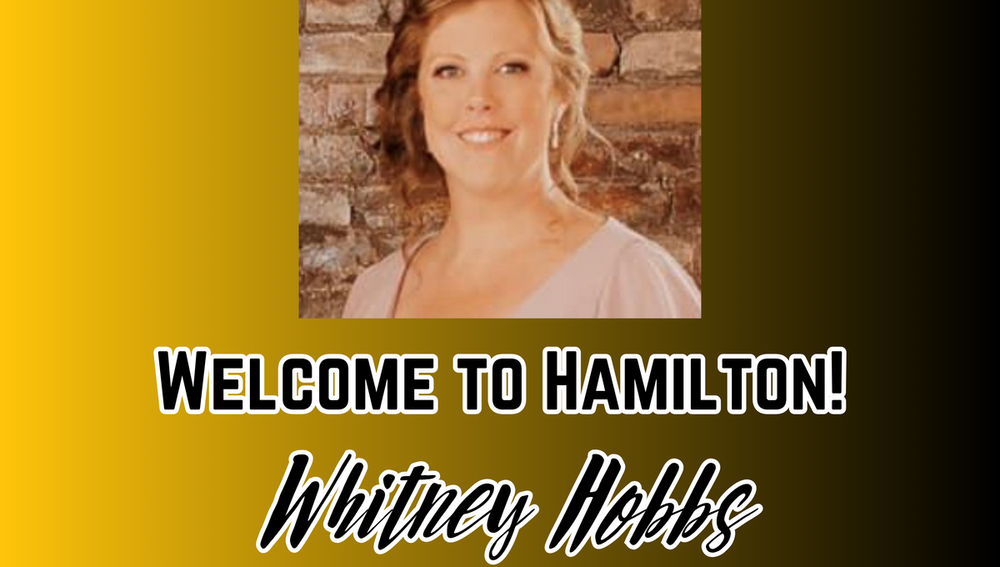 Whitney Hobbs introduction to Hamilton Community Schools.