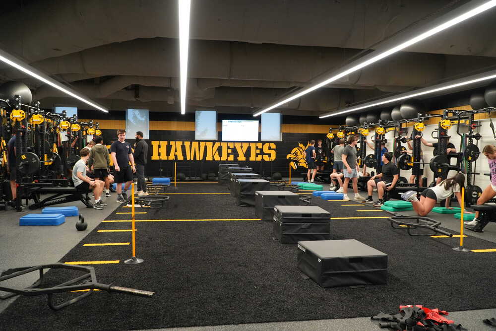 Hamilton High School new weight room.