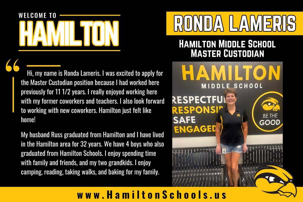 Ronda Lameris introduction.