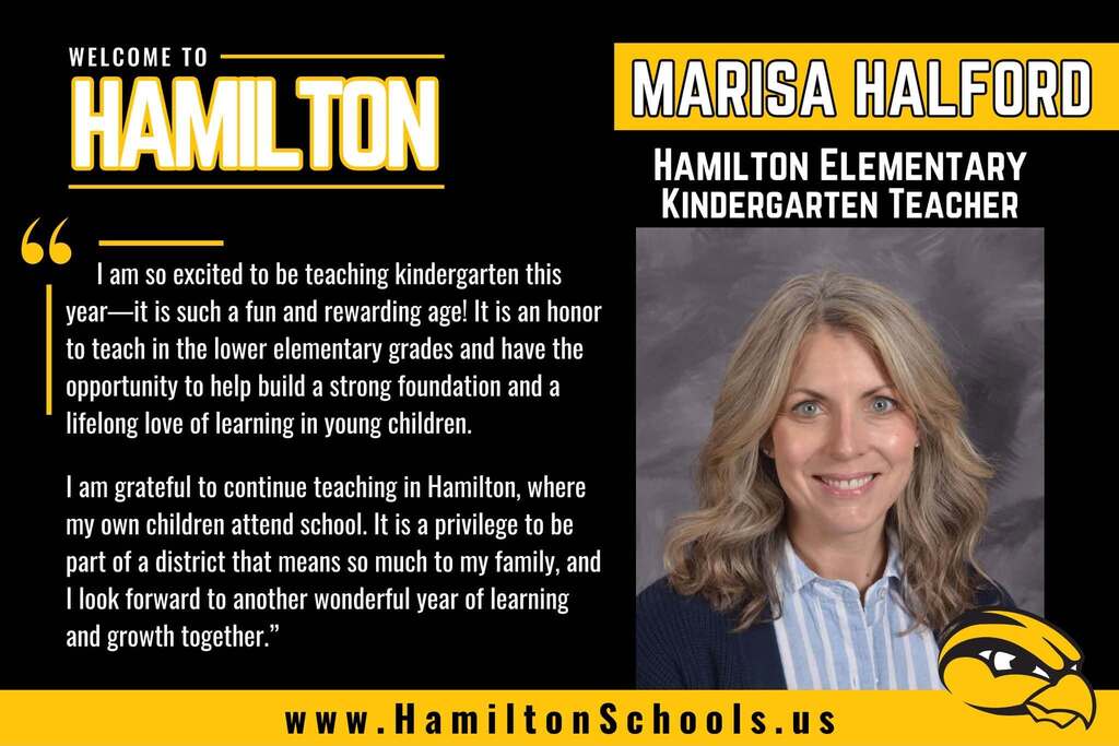 Marisa Halford introduction.