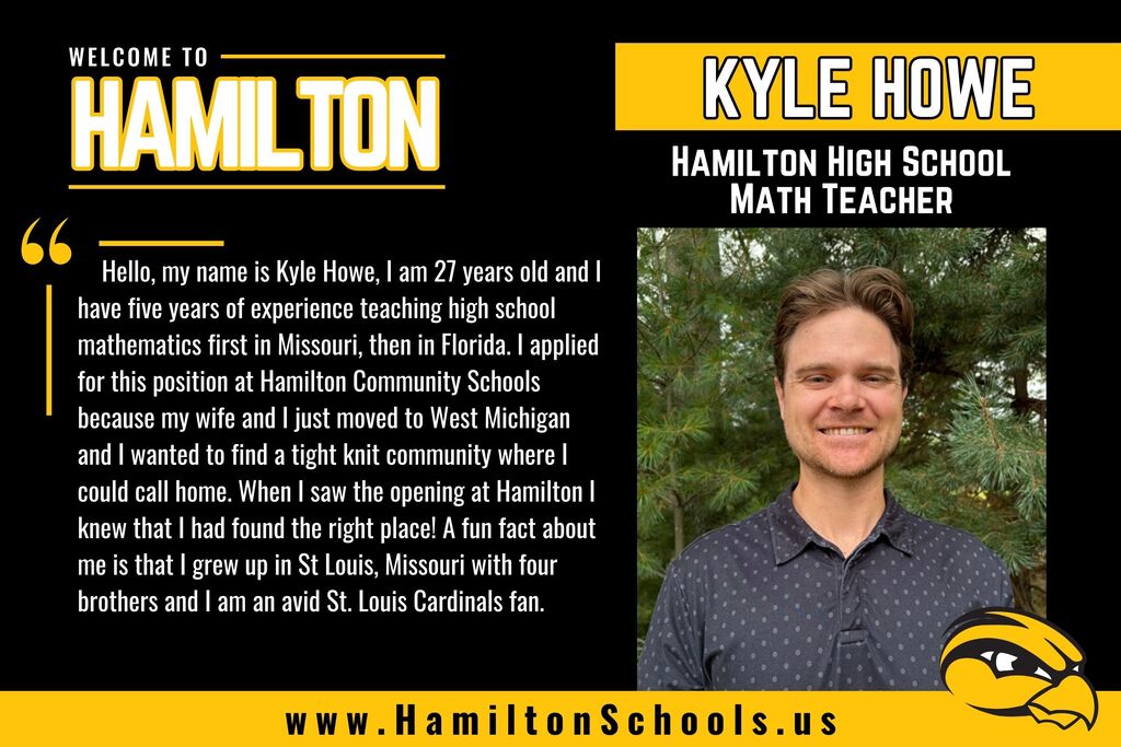 Kyle Howe introduction.