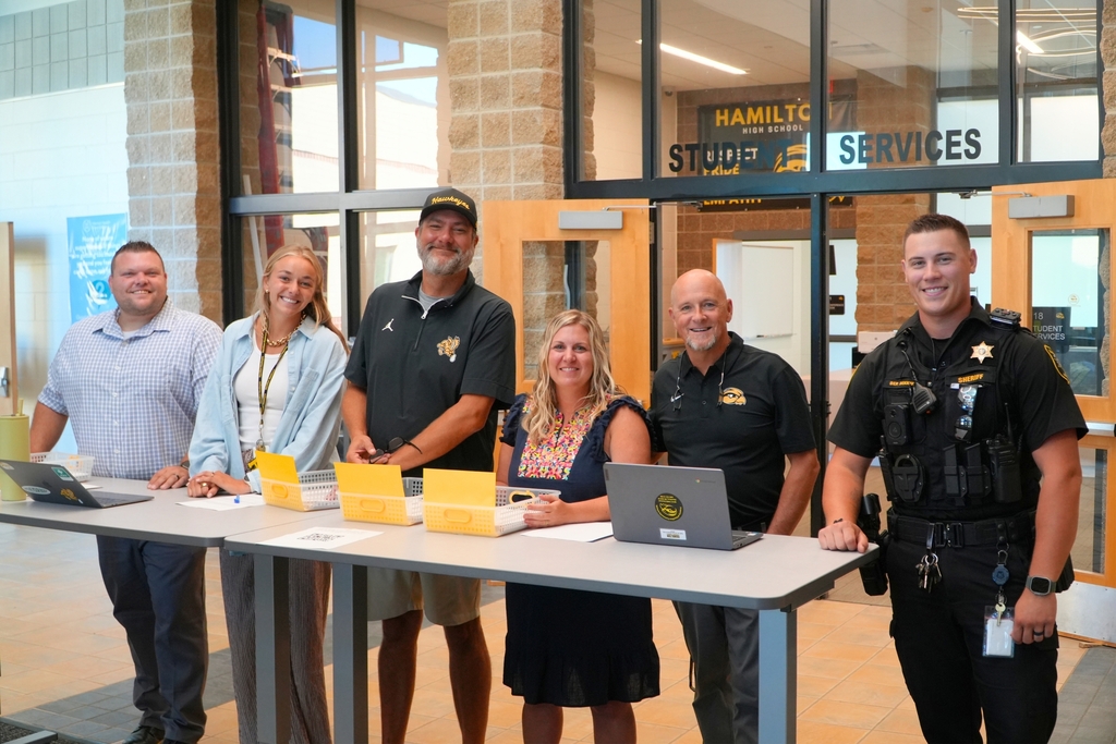 Hamilton High School open house photos.