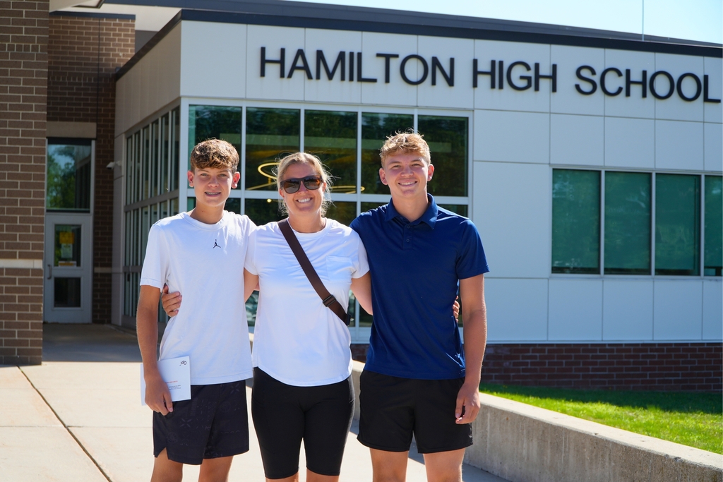 Hamilton High School open house photos.