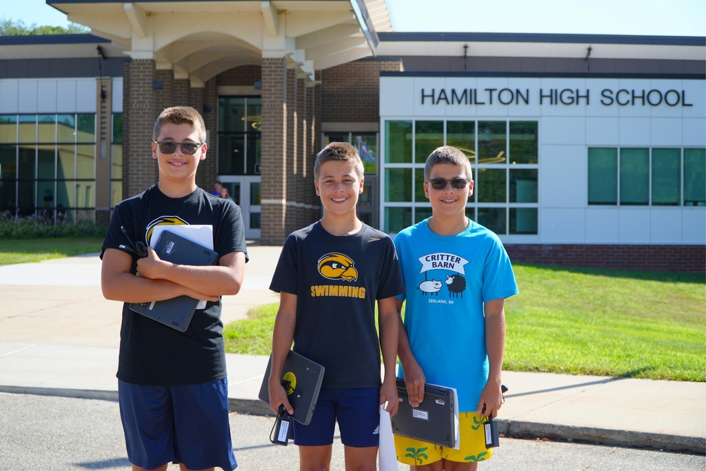 Hamilton High School open house photos.