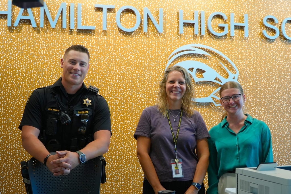 Hamilton High School open house photos.