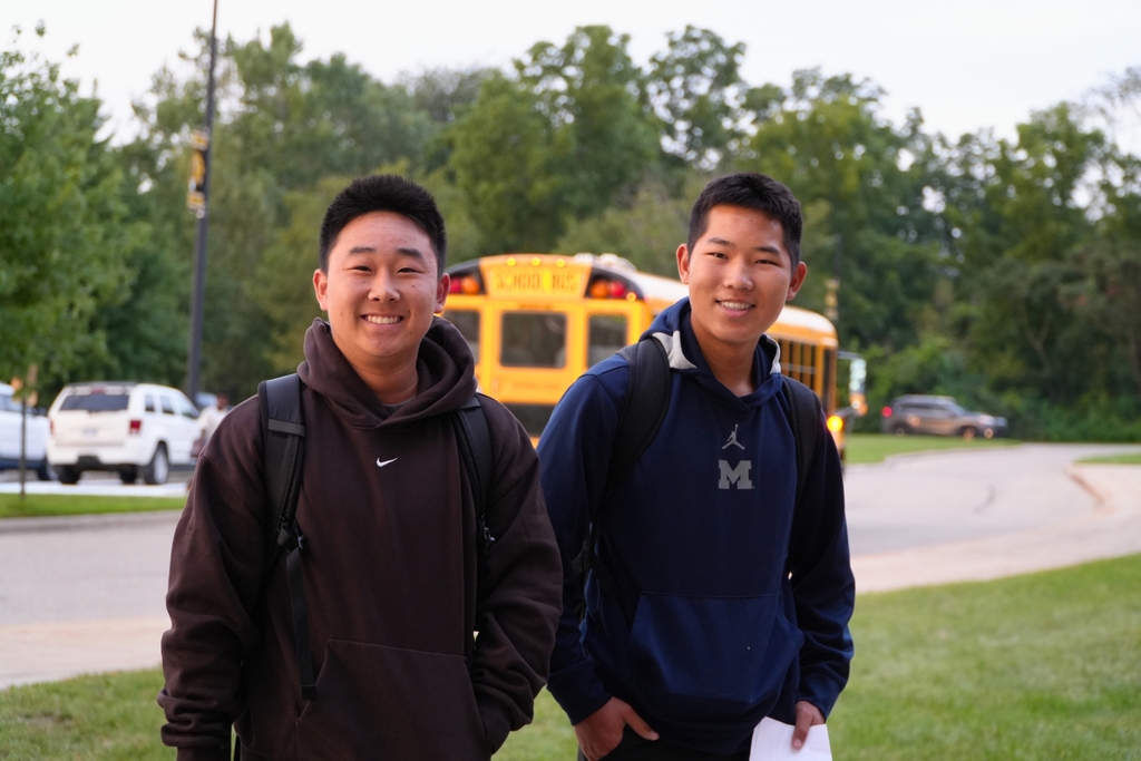 First day of school images at Hamilton High School (2026-27).