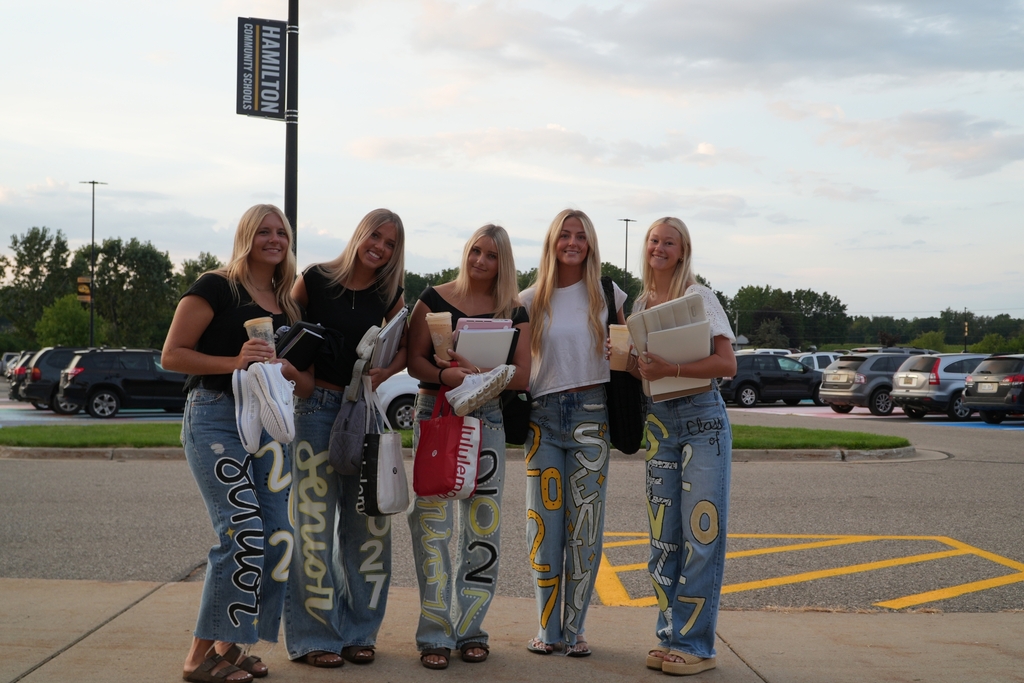First day of school images at Hamilton High School (2026-27).