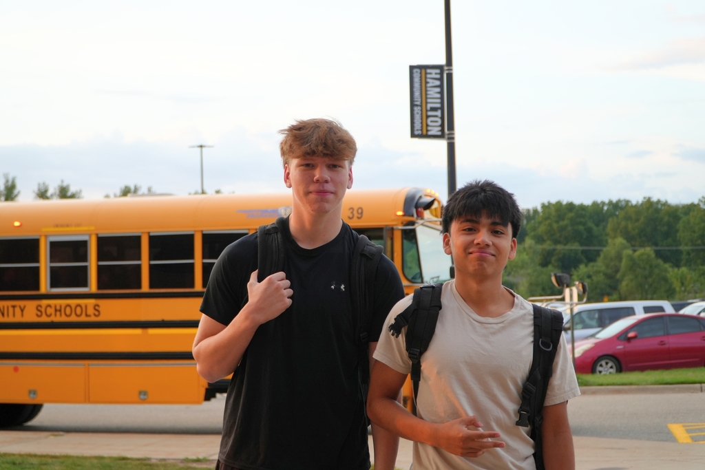 First day of school images at Hamilton High School (2026-27).