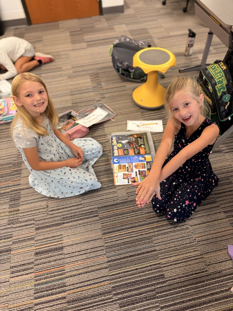 Reading with our Reading Buddies!