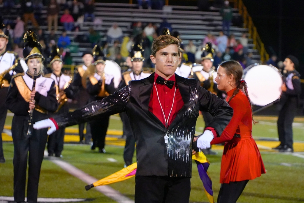 Hamilton High School marching band photos from October 2, 2026.