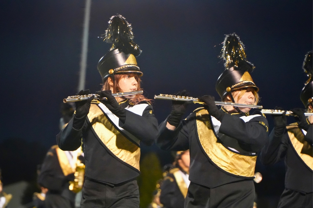 Hamilton High School marching band photos from October 2, 2026.
