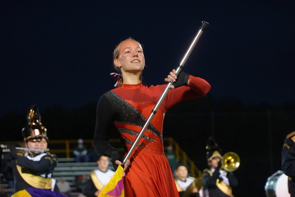 Hamilton High School marching band photos from October 2, 2026.