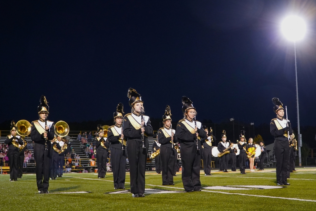 Hamilton High School marching band photos from October 2, 2026.