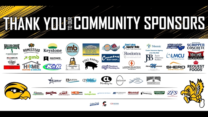 A list of sponsors for the 2026 Hawkeye Hometown Tailgate.