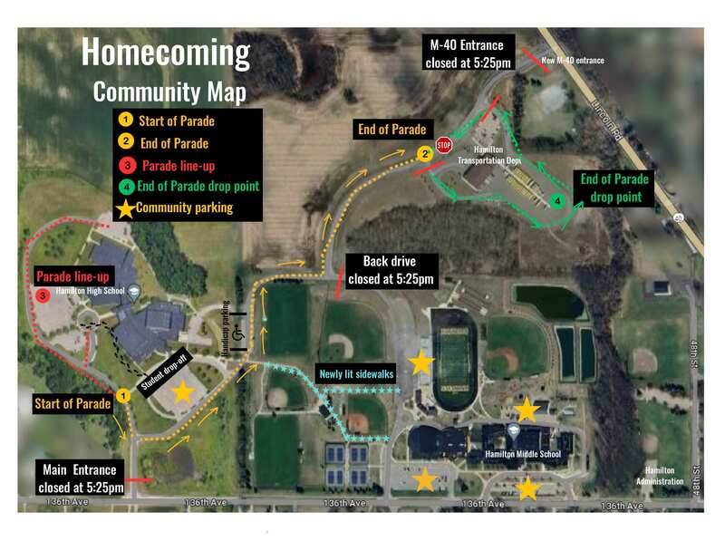 2026 Homecoming Map.