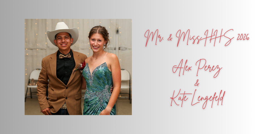 Mr. & Miss HHS 2026 Alex Perez & Kate Lengefeld