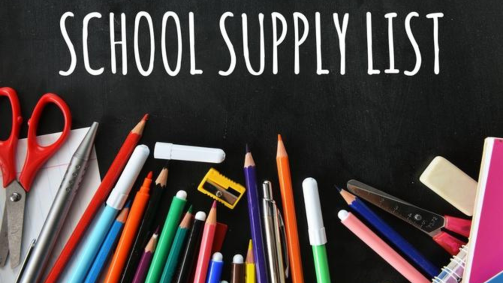 School Supply List