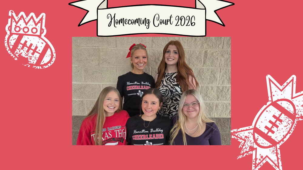 Congratulations to the 2026 HHS Homecoming Court... Freshman Duchess: Carolina DeLaGarza Sophomore Duchess: Maisyn Norton Junior Duchess: Jocelyn Elliott Sr Queen Nominees: Emery McElroy Chaise Boone Jovana Flores (not pictured)