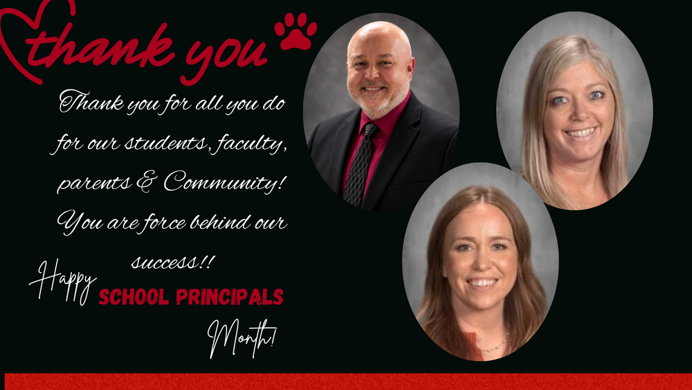 Thank you to our School Principals!