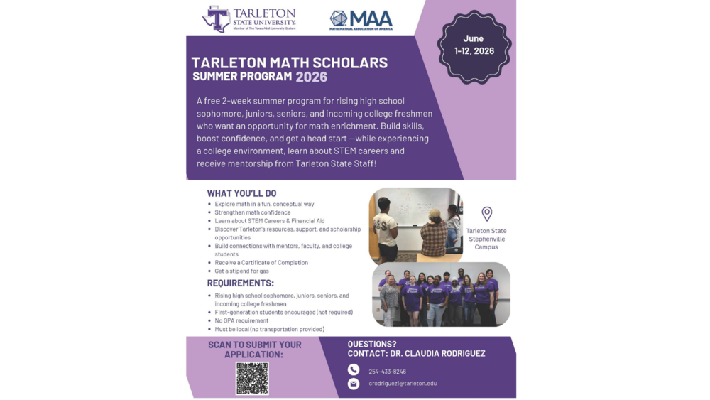 Tarleton Math Scholars Program