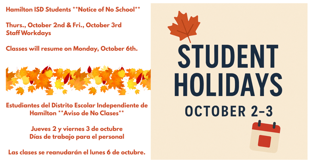 Student Holiday