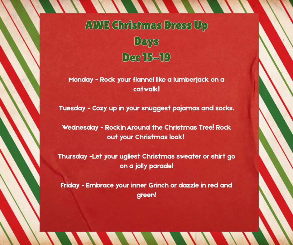 AWE Dress Up Days