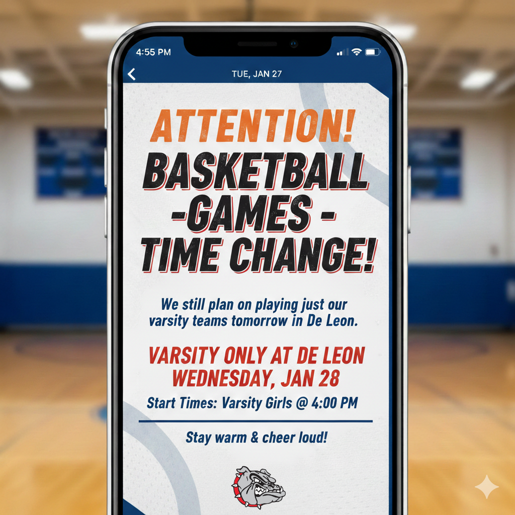 Basketball Schedule Changes