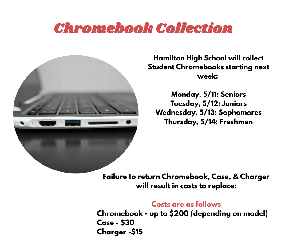 Chromebook Collection Dates