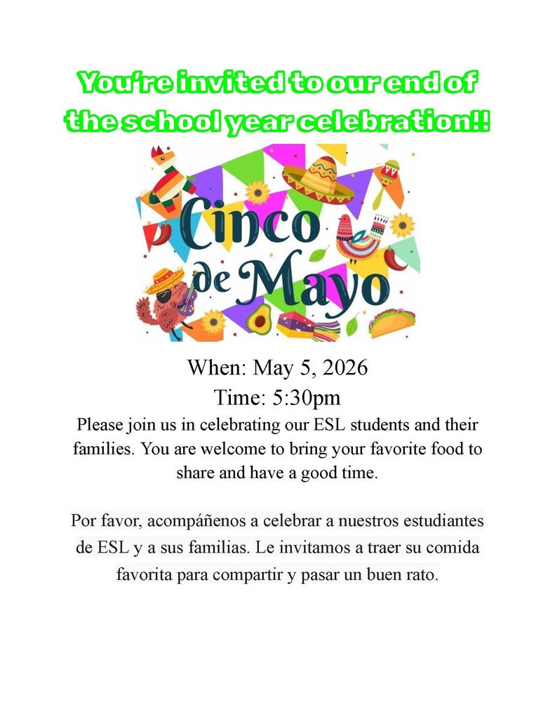 ESL Potluck Invitation