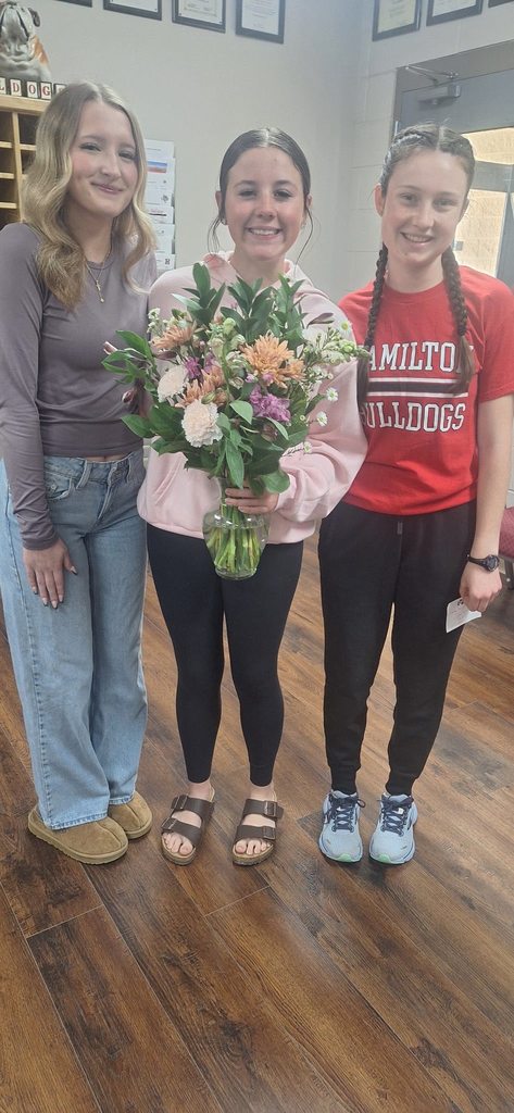 Girls with Flowers from floral design