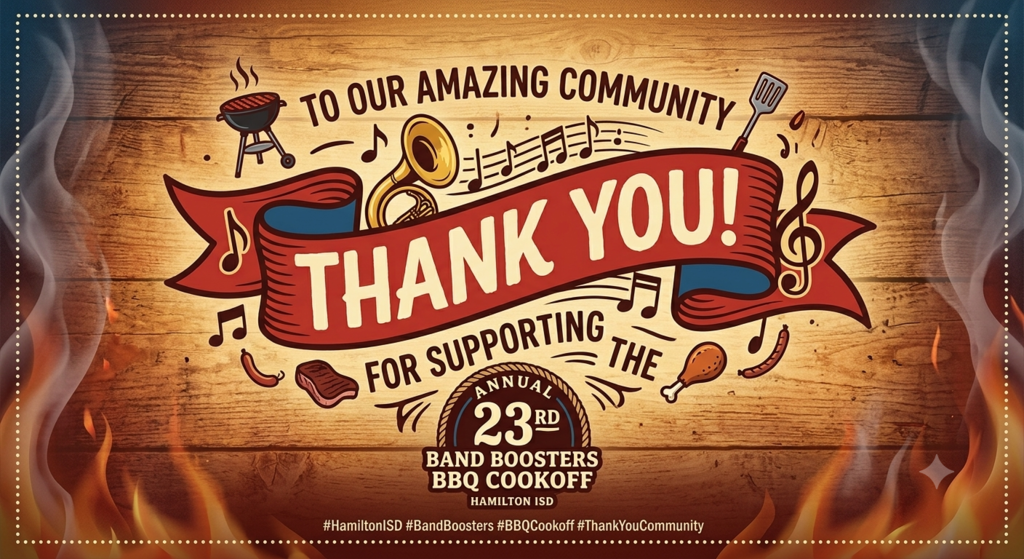 Thank you for your support the 23rd Annual BBQ Cookoff