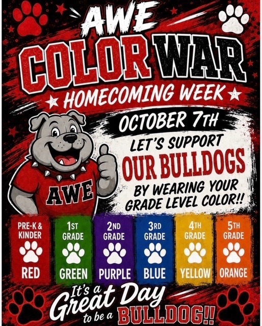 AWE Color War for Wednesday