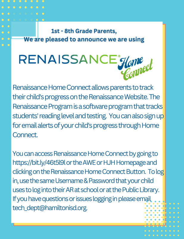 Renaissance Home Connect Letter