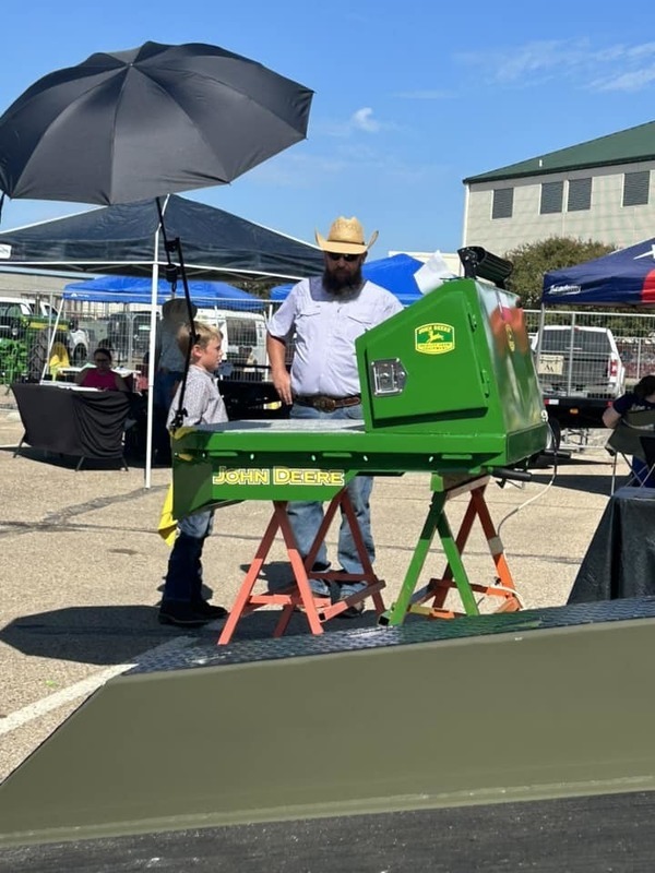 Jace Jones presents his gator flat bed