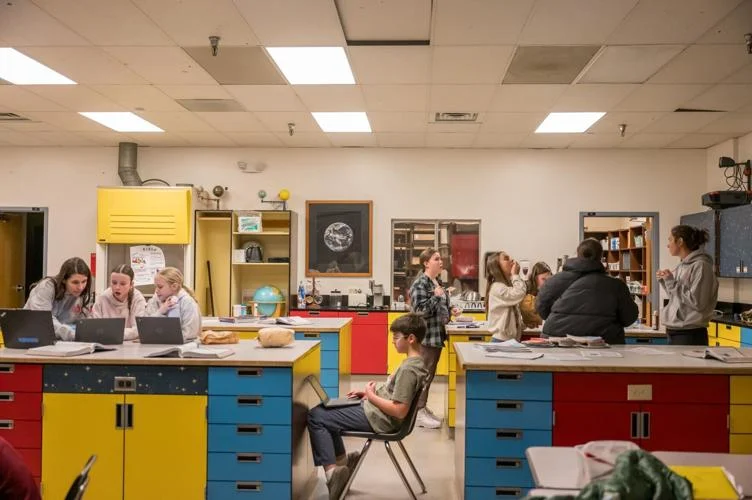 Hamilton Middle School Science Olympiad team practices and preps for the state competition