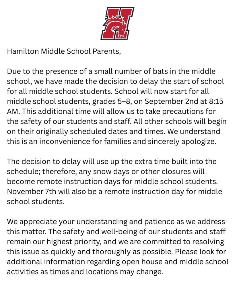 HMS start date change