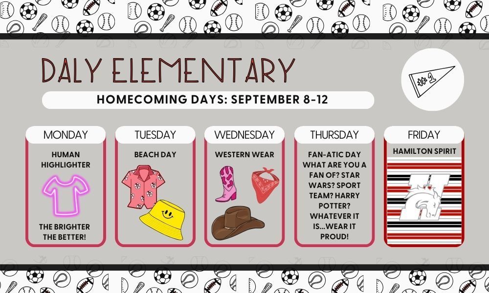 Daly homecoming theme days
