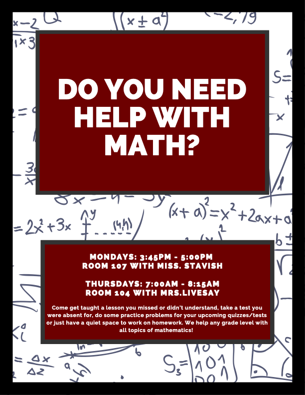 HHS math tutoring