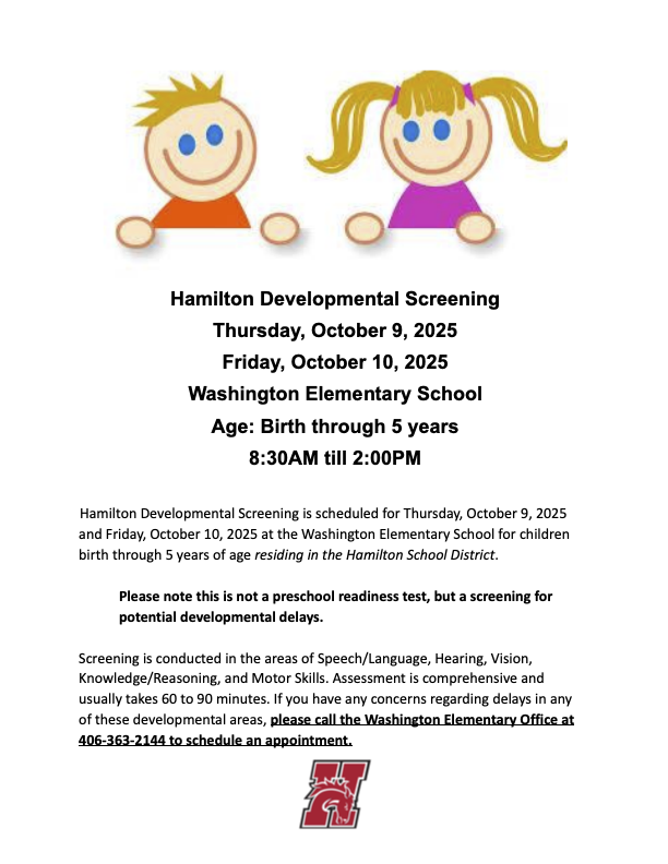 Washington Child Find Poster