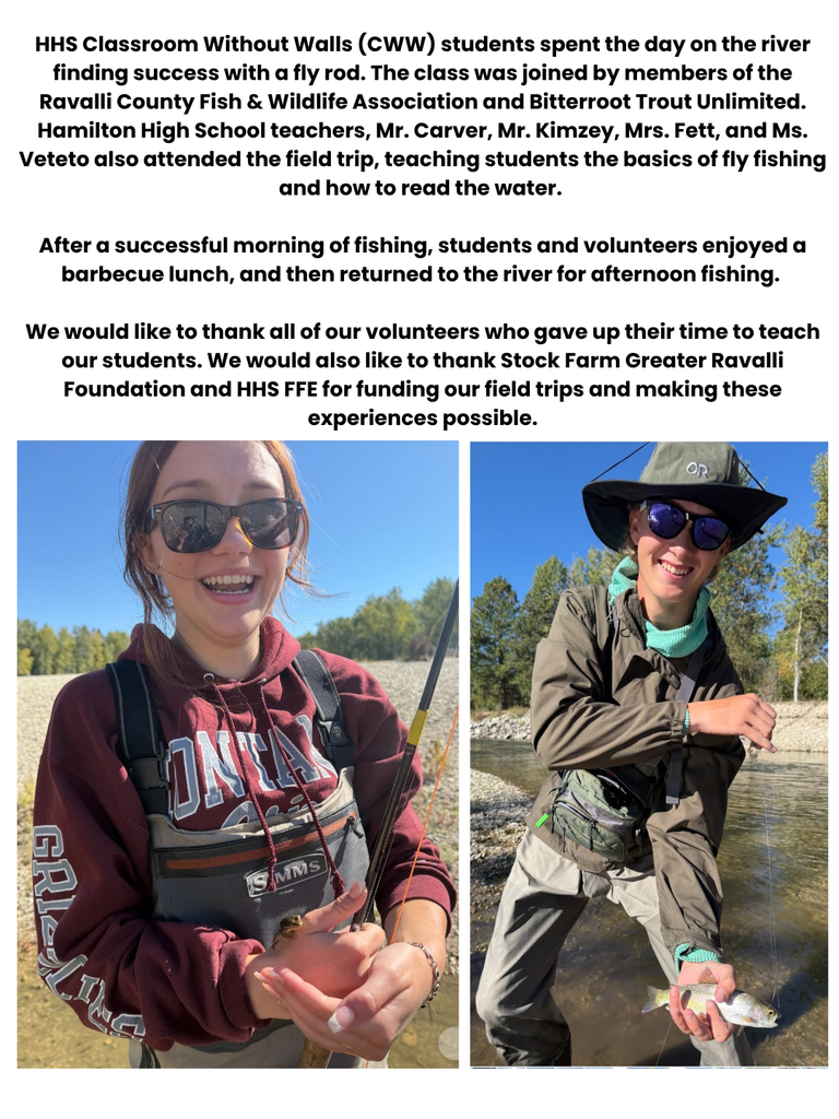 Classroom Without Walls fly fishing photos
