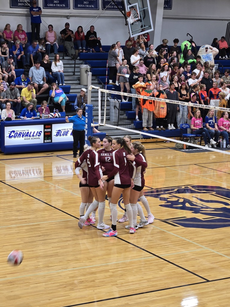 volleyball against corvallis