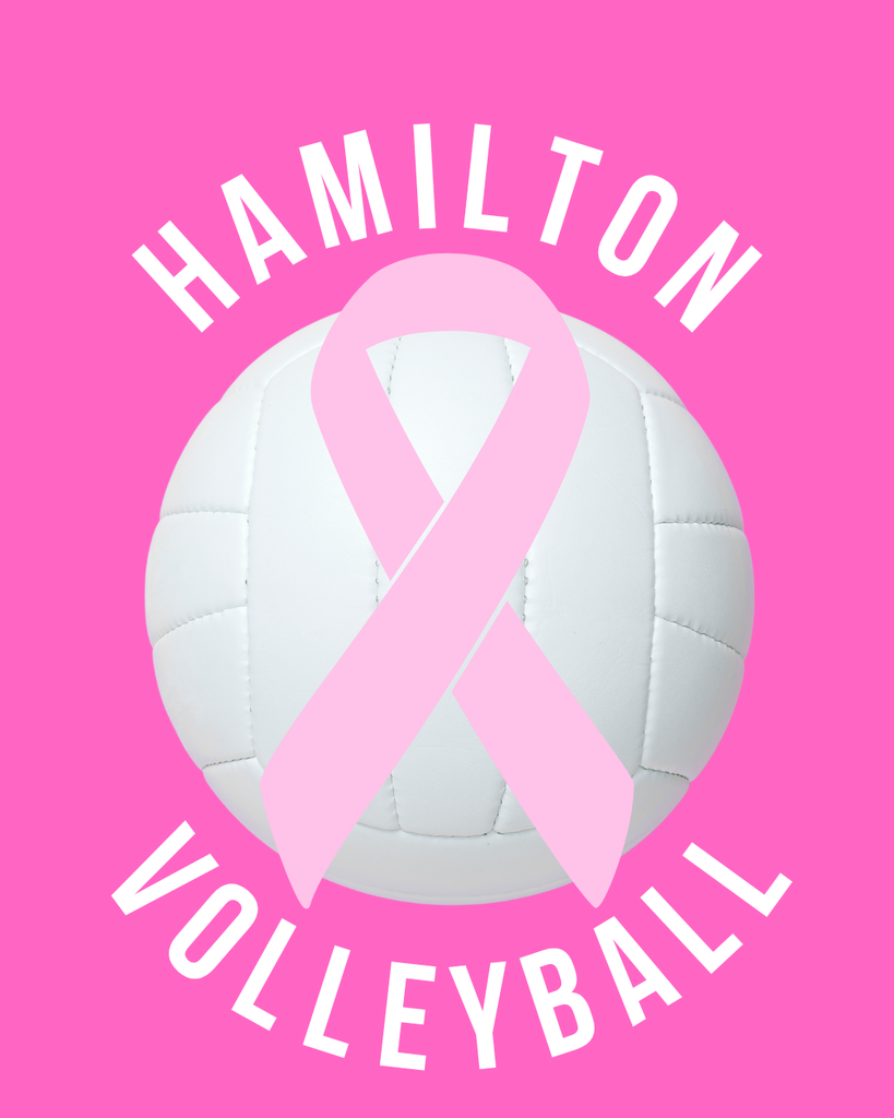 pink out volleyball shirt design