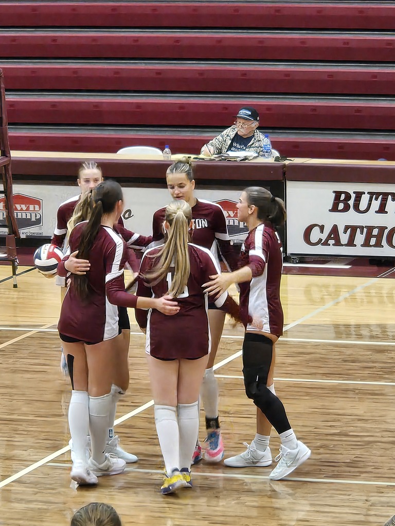 volleyball against butte central