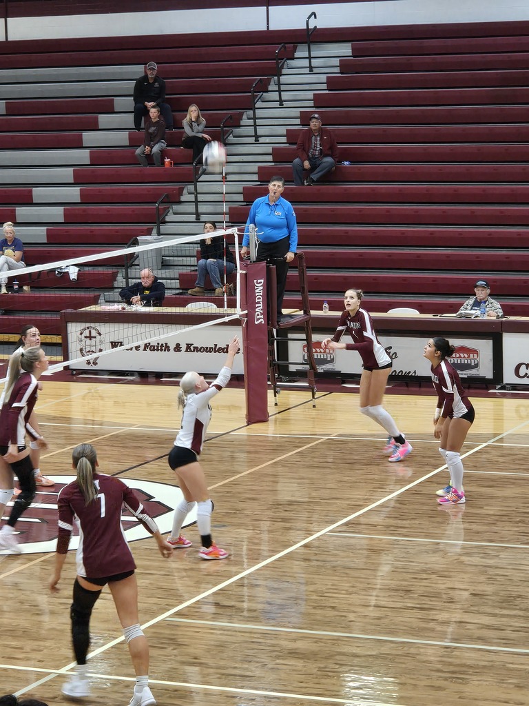 volleyball against butte central