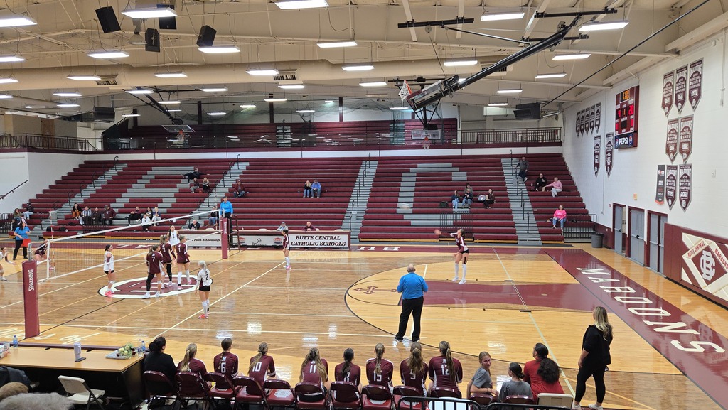 volleyball against butte central