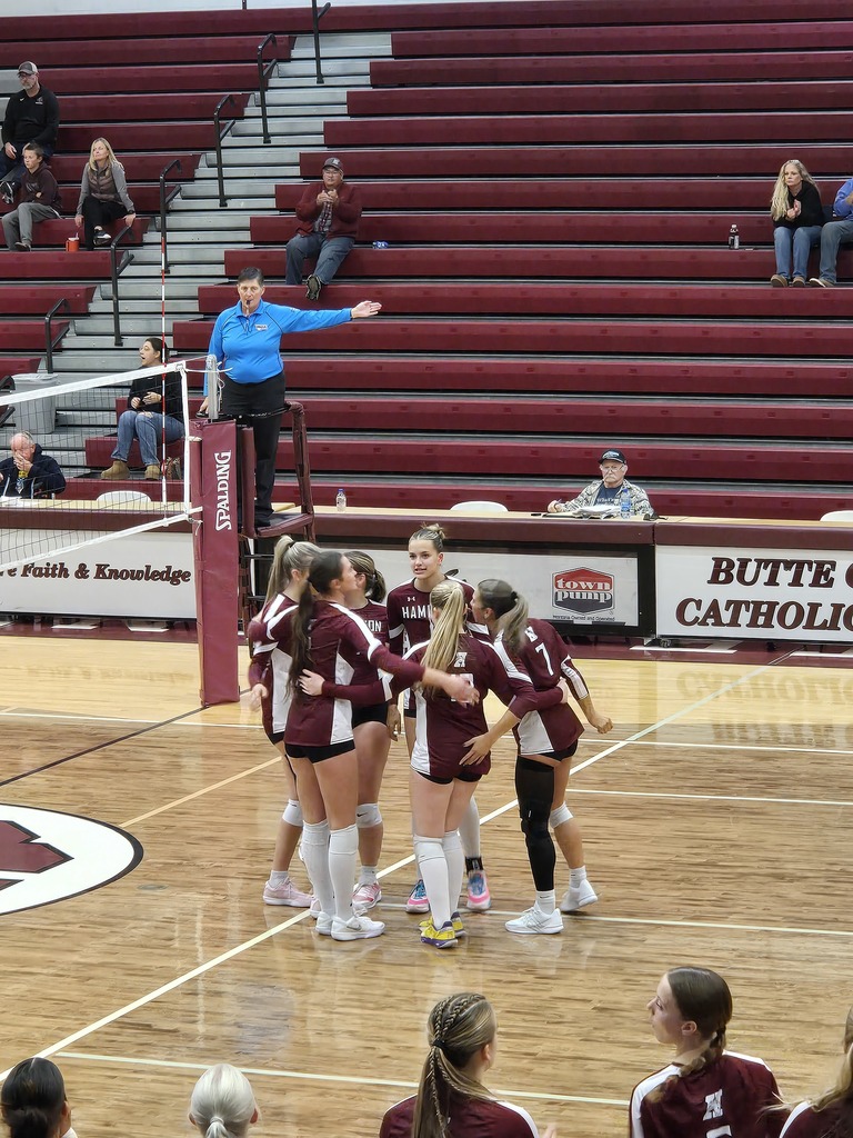 volleyball against butte central